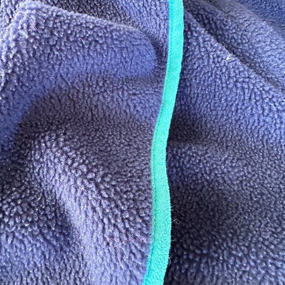 Vtg LL Bean Robe Womens Medium Long Fleece Robe Pockets Belt Wrap 90's - Picture 5 of 5